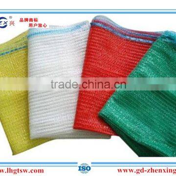 Factory direct PP knitted leno packing mesh bags for vegetable and fruit