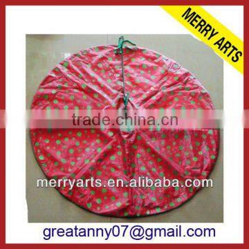 Custom made in china wholesale new design outdoor cheap christmas tree skirts decoration