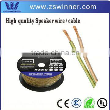 Transparent speaker coil wire/speaker wire from China supplier