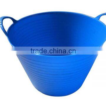 12gallon Super colorful PE plastic buckets&basket