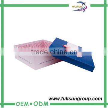 Custom art paper embossing cosmetic box paper packaging