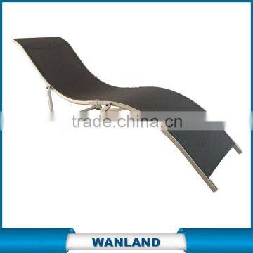 aluminium beach sun lounger stackable sun lounger