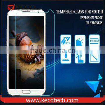 For Samsung Galaxy Note 2 II N7100 Tempered Glass Screen Protector 2.5D 9H
