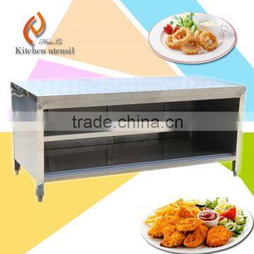 180X60X80cm three layer adustable movable separated assembled commercial SS kitchen cabinet for storage food