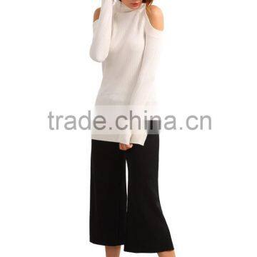 Fashion Women High Neck Plain Longsleeve Knit Sweater Top Quality Choice Supplier's Choice photo-3