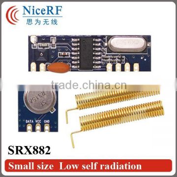 NiceRF ASK Module Kit 433MHz 315 MHz Long Range 100m Wireless RF Module STX882 Transmitter SRX882 Receiver Spring Antenna