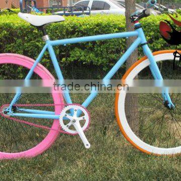 700C colorful alumunum alloy fixed gear bike/Chinese cheap road bikes