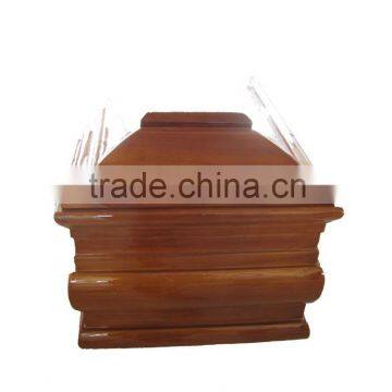 Italian Radiata Pine Wood With Handle Coffin photo-3