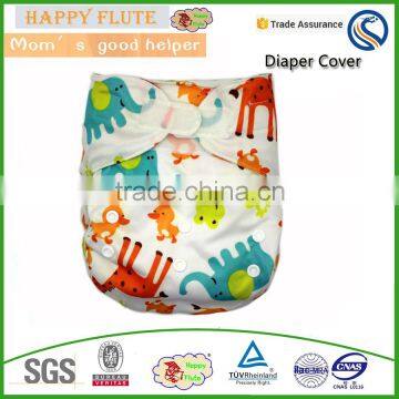 Happy flute waterproof diaper covers plain minky printed feature new premium baby shops