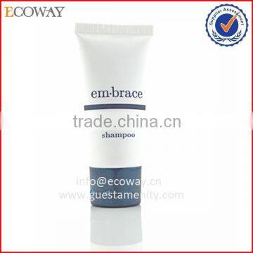 Cheap disposable white shampoo tube with flip cap 20ml 30ml 40ml