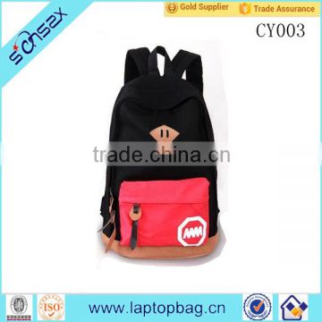 2016 new fashion promotional canvas school rucksack backpack bags                        
                                                                                Supplier's Choice