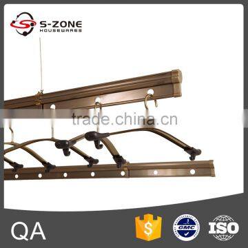 Good Quality Aluminium Clothes Hanger With Balcony Clothes Drying Rack photo-2