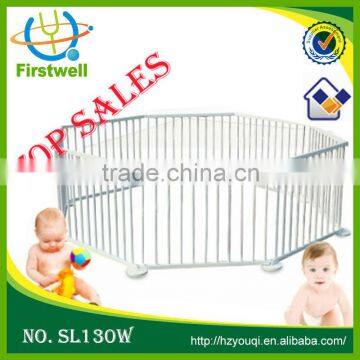 White wooden playpen large playpen for you child