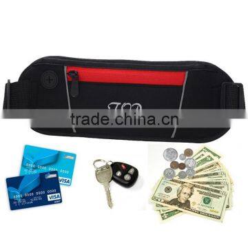 Adjustable Fitness Workout Waist Pack / Running Belt /Travel Money Pouch