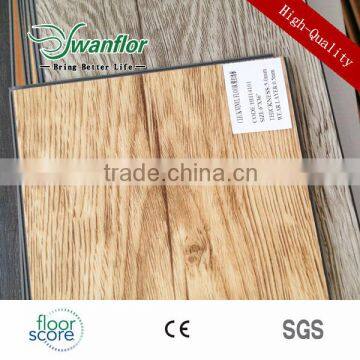 5.0mm PVC Material click system vinyl plank flooring FULL BEVEL