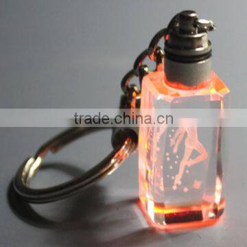 Best selling 3D Crystal Keychain