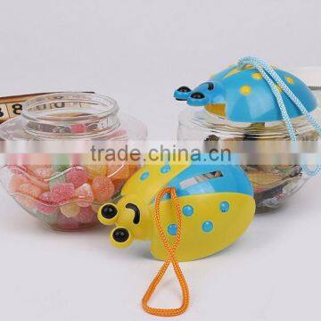 oem lovely plastic candy box,plastic honeybee saving bank Candy box for children