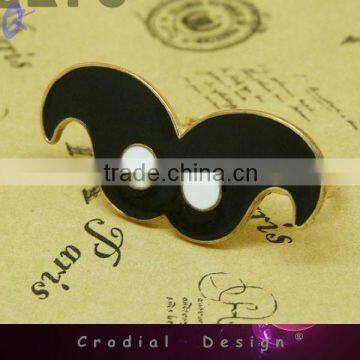2013 New Products Express Cute Mustache Design Fashion Metal Oil Drip Mustache Ring For Women Fashion Accessoies