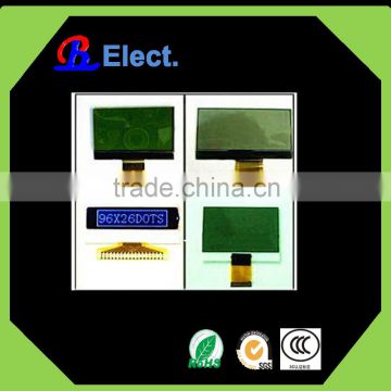 monochrome I2C interface LCD, dots graphic COG lcd display with I2C interface