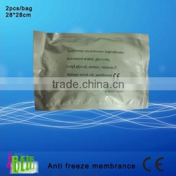 Anti Freeze Membranes for Cold and Cryo Adipose Elimination Treatments/ anti freeze membrane for vacuum cavitation