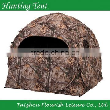 2015 new Camo Dome Spring Steel pop up Hunting Tent