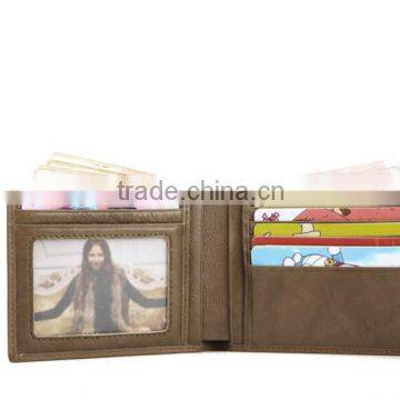 Custom Handmade Fashion pu Leather square business card holder