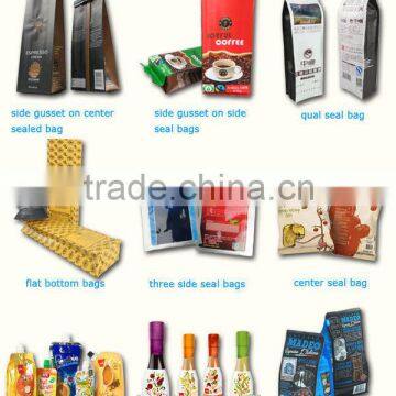 alibaba china custom different types of packaging bag biodegradable product