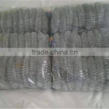 Hot sale metal wire mesh knitting scourer making machine with 0.19mm diameter