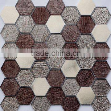 Modern Design Glass Mosaic Tiles for Wall Decor HH5567