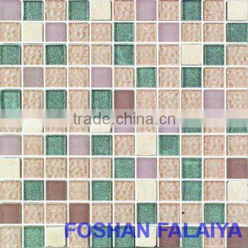 Crystal Mosaic Glass and Stone Mosaic GS027