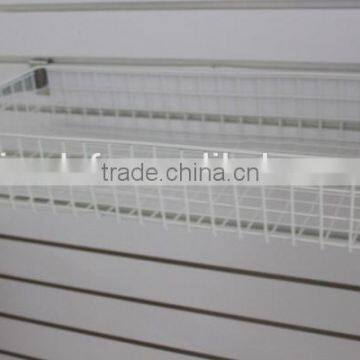 Powder Coat Metal Wire Basket Supermarket Storage Basket photo-2