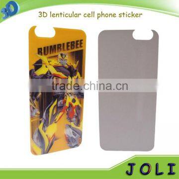 High Definition PP Lenticular 3d Flip Mobile Sticker photo-3
