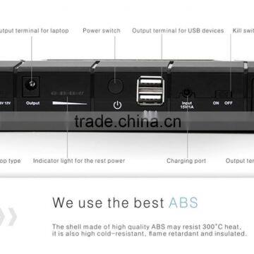 high capacity 13600mAh power bank for car jump starter