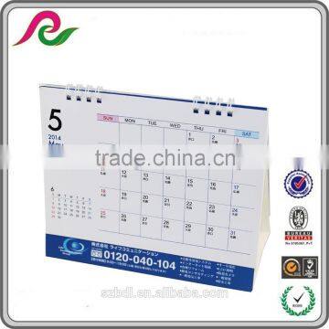 2015 custom-made Full Color Printing Desk Calendar