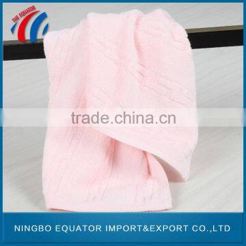 Hot customized with print logo red bath towels