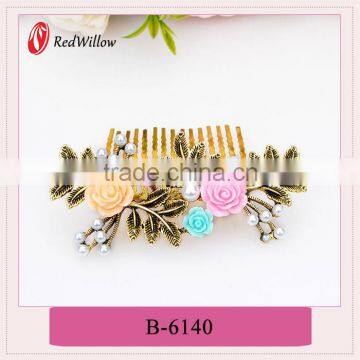 2016 newest hot selling hairstyles with hair claw clips,hairstyles with hair claw clips,metal flower hair claw