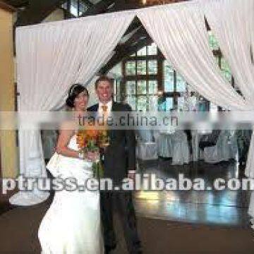 Flexible Pipe and drape Telscopic poles wedding backdrop