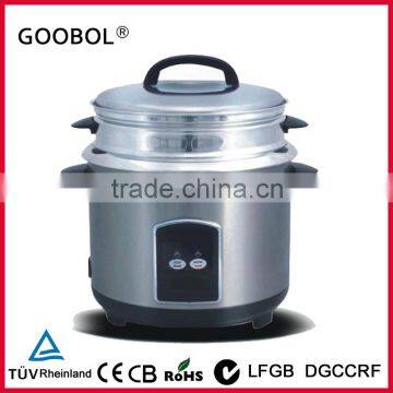 Stainless Steel Inner Pot Cylinder Rice Cooker 1.5L 1.8L 2.2L 2.8L