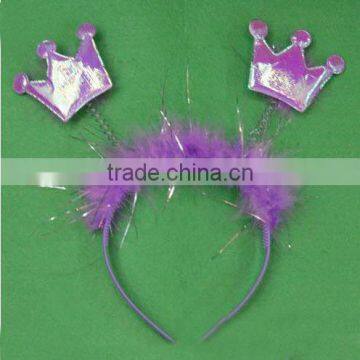 Love Headband Color is Blue Headband Winter Hairband Hair Band photo-5