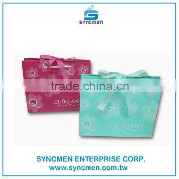 Manufacturer Paper Bag OEM Printing,Luxury Paper Shopping Bag With Ribbon photo-4