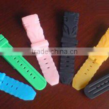 Custom design silicone snap watch bands,silicone snap watch bands of china supplier