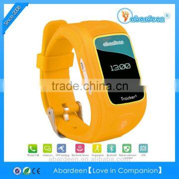 abardeen children's smart watch KT01 support gps bluetooth hands free calling GPS watch tracker kids Bracelets security watch