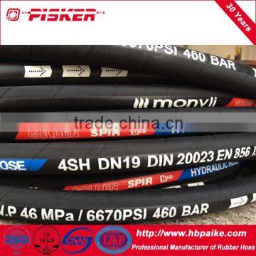 Hebei Excellent Flexible High Pressure Hydraulic Rubber Hose 1sn / SAE 100r1