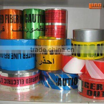 Aluminum foil underground detectable warning tape for water pipe