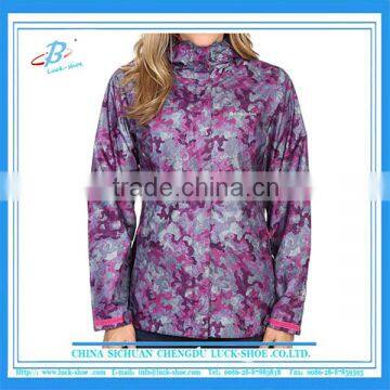 Women Printed Waterproof Outdoor Jacket