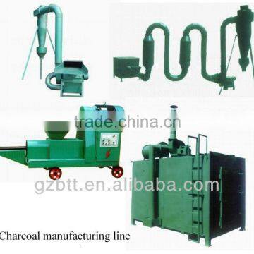 charcoal sawdust briquette production line/ charcol fuel production line