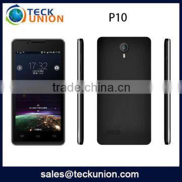 P10 4.5inch IPS touch screen andriod 4.4 GSM+WCDMA GPS low price 3G smart mobile phone