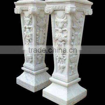 Stone Carved Marble Column, Pillar DSF-TRU025
