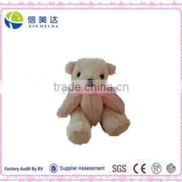 Pink joints of Bear with bow Plush toy