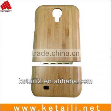 Popular eco-friendly wood phone casing for galaxy s4(FDA,BV ,ISO9001 report)